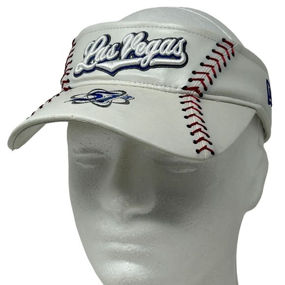 Las Vegas 51s Baseball Visor Hat Cap New Era MiLB Alien Aviators Strapback White - Picture 1 of 15